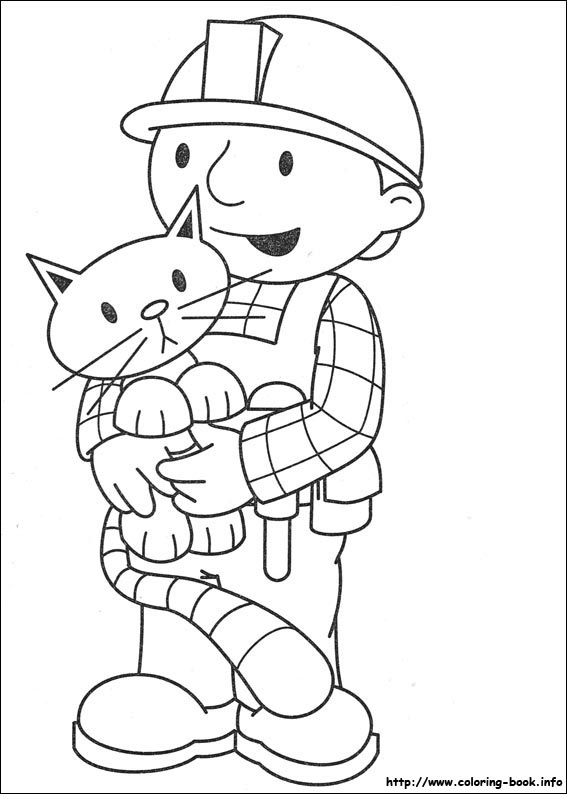 Bob the Builder coloring picture